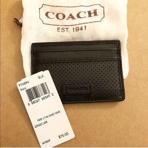 Coach Men’s Card Case/Holder